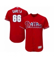 Men's Philadelphia Phillies #66 Edgar Garcia Red Alternate Flex Base Authentic Collection Baseball Player Jersey Men's Philadelphia Phillies #66 Edgar Garcia Red Alternate Flex Base Authentic Collection Baseball Player Jersey