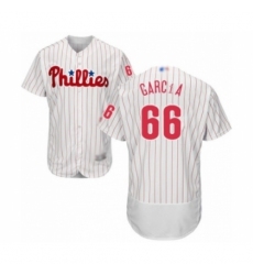 Men's Philadelphia Phillies #66 Edgar Garcia White Home Flex Base Authentic Collection Baseball Player Jersey Men's Philadelphia Phillies #66 Edgar Garcia White Home Flex Base Authentic Collection Baseball Player Jersey