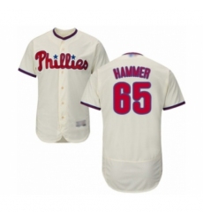 Men's Philadelphia Phillies #65 JD Hammer Cream Alternate Flex Base Authentic Collection Baseball Player Jersey Men's Philadelphia Phillies #65 JD Hammer Cream Alternate Flex Base Authentic Collection Baseball Player Jersey