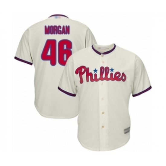 Youth Philadelphia Phillies #46 Adam Morgan Authentic Cream Alternate Cool Base Baseball Player Jersey Youth Philadelphia Phillies #46 Adam Morgan Authentic Cream Alternate Cool Base Baseball Player Jersey
